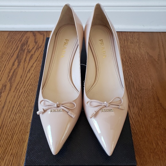 NEW RARE Prada Calzature Donna Cipria Shoes - Picture 3 of 8